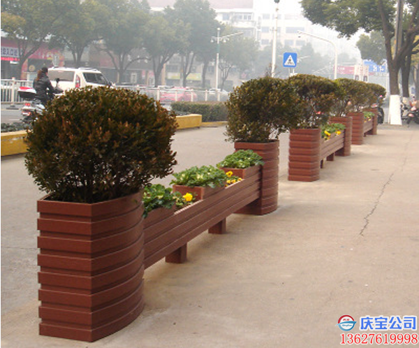 重庆道路隔离花箱，道路户外花箱(图4)