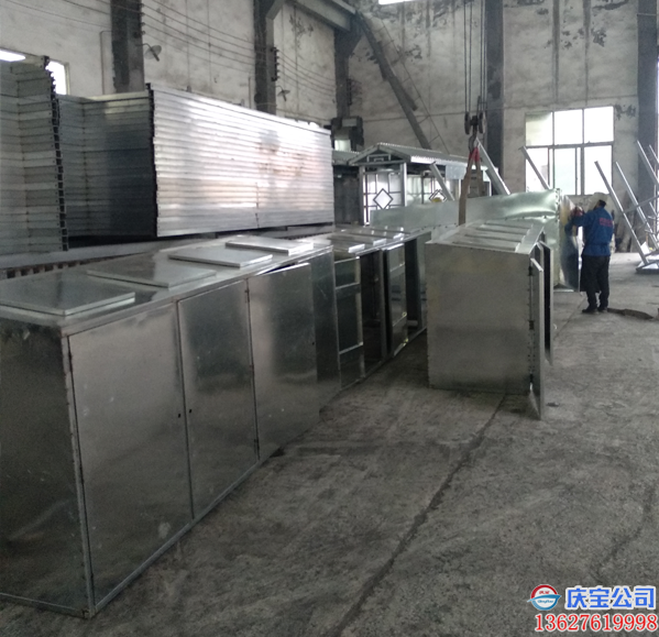 重庆垃圾分类亭生产厂家实时加工焊接组装现场图片(图2)