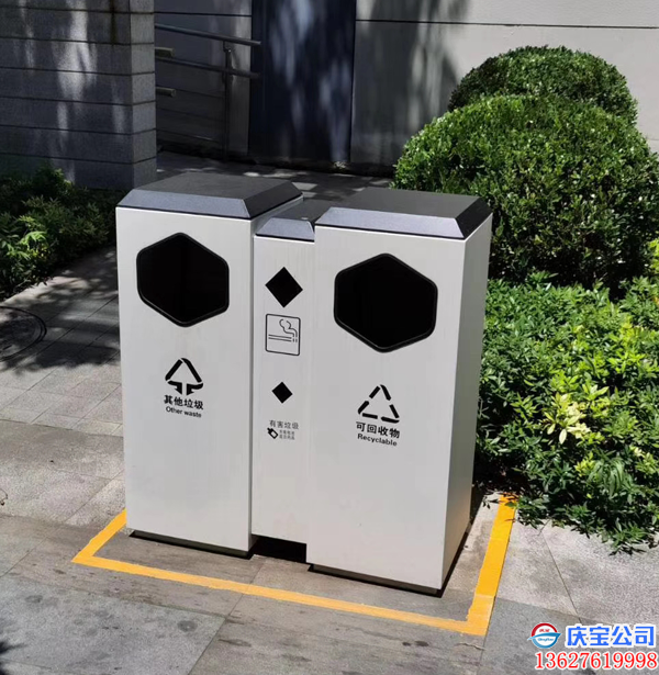重庆垃圾桶厂家，户外分类垃圾桶果皮箱厂家直销采购(图4)