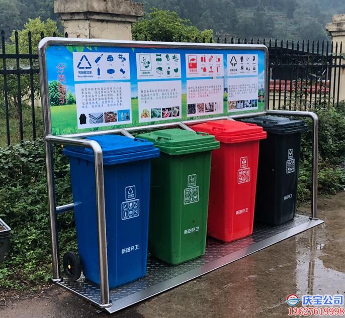 重庆垃圾分类收集站适用于小区社区街道垃圾分类最后一公里(图1)